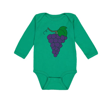 Long Sleeve Bodysuit Baby Purple Grapes Boy & Girl Clothes Cotton