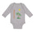 Long Sleeve Bodysuit Baby Palm Trees Sun Palm Springs Ocean Sea Life Cotton