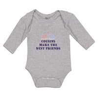 Long Sleeve Bodysuit Baby Cousins Make The Best Friends Boy & Girl Clothes - Cute Rascals