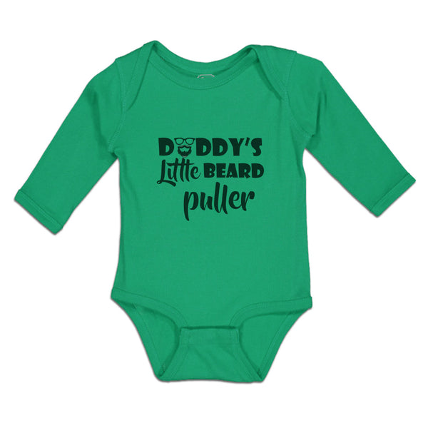 Long Sleeve Bodysuit Baby Daddy's Little Beard Puller Boy & Girl Clothes Cotton - Cute Rascals