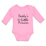 Long Sleeve Bodysuit Baby Daddy's Little Princess Boy & Girl Clothes Cotton - Cute Rascals