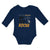 Long Sleeve Bodysuit Baby For The Record My Dad Rocks Boy & Girl Clothes Cotton - Cute Rascals