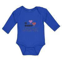 Long Sleeve Bodysuit Baby Hi Daddy! I Can'T Wait to You! Boy & Girl Clothes - Cute Rascals
