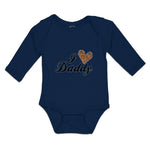 Long Sleeve Bodysuit Baby I Love Daddy Boy & Girl Clothes Cotton