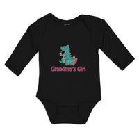 Long Sleeve Bodysuit Baby Grandma's Girl Boy & Girl Clothes Cotton - Cute Rascals