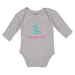 Long Sleeve Bodysuit Baby Grandma's Girl Boy & Girl Clothes Cotton - Cute Rascals