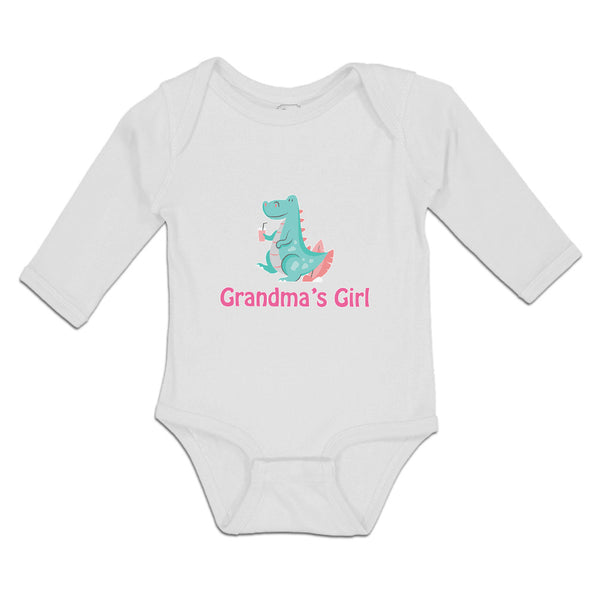 Long Sleeve Bodysuit Baby Grandma's Girl Boy & Girl Clothes Cotton - Cute Rascals