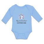 Long Sleeve Bodysuit Baby My Godmother Loves Me Boy & Girl Clothes Cotton