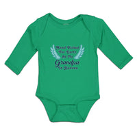 Long Sleeve Bodysuit Baby Hand Picked for Earth by My Grandpa in Heaven Cotton - Cute Rascals