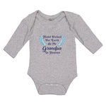 Long Sleeve Bodysuit Baby Hand Picked for Earth by My Grandpa in Heaven Cotton - Cute Rascals