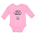 Long Sleeve Bodysuit Baby I Have The Best Nonna Ever Boy & Girl Clothes Cotton