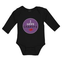 Long Sleeve Bodysuit Baby I Love Grandpa Boy & Girl Clothes Cotton