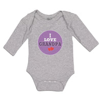 Long Sleeve Bodysuit Baby I Love Grandpa Boy & Girl Clothes Cotton