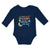 Long Sleeve Bodysuit Baby I Love My Grandma to The Moon and Back Cotton