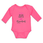 Long Sleeve Bodysuit Baby Nana Mama Auntie Me #Squadgoals Boy & Girl Clothes