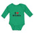 Long Sleeve Bodysuit Baby I Love Mama Boy & Girl Clothes Cotton