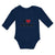 Long Sleeve Bodysuit Baby I Love Mama Boy & Girl Clothes Cotton