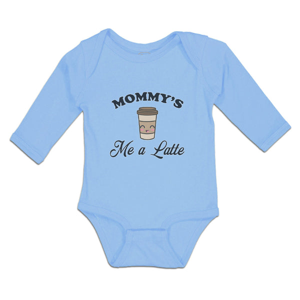 Long Sleeve Bodysuit Baby Mommy's Me A Latte Boy & Girl Clothes Cotton