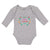 Long Sleeve Bodysuit Baby My Mimi Loves Me Boy & Girl Clothes Cotton