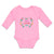 Long Sleeve Bodysuit Baby My Mimi Loves Me Boy & Girl Clothes Cotton