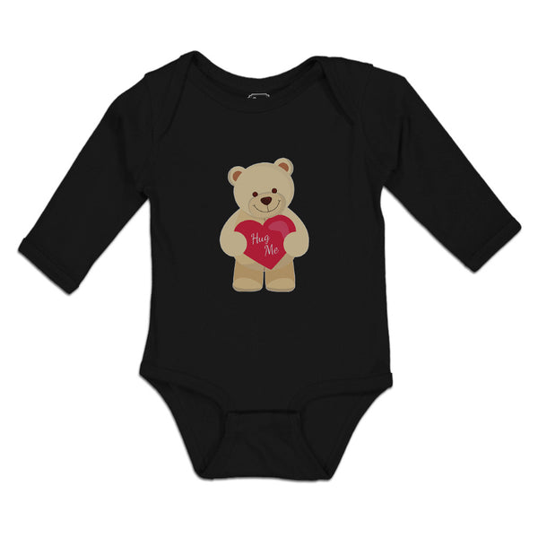 Long Sleeve Bodysuit Baby Hug Me Boy & Girl Clothes Cotton - Cute Rascals