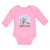 Long Sleeve Bodysuit Baby Luggage Airport Terminal Fly Vacation Cotton