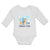 Long Sleeve Bodysuit Baby Luggage Airport Terminal Fly Vacation Cotton