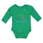 Long Sleeve Bodysuit Baby I'M Cute Mom's Cute. Dad's Lucky! Boy & Girl Clothes