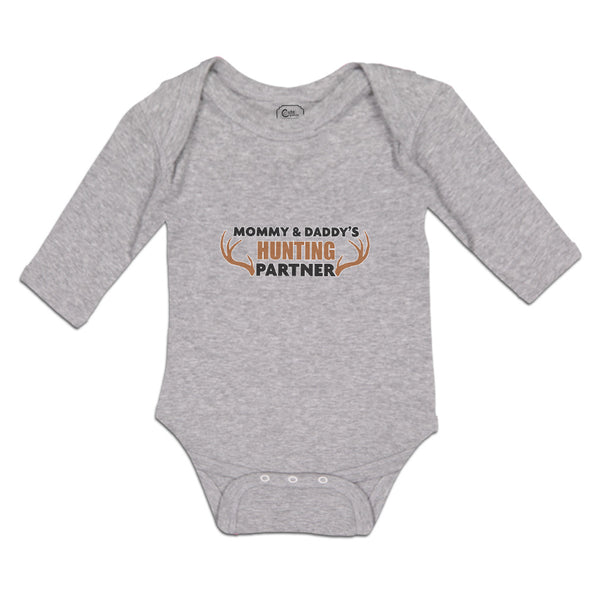 Long Sleeve Bodysuit Baby Mommy & Daddy's Hunting Partner Boy & Girl Clothes