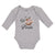 Long Sleeve Bodysuit Baby Wooden Ship and Pirate in Search of Treasure Chests