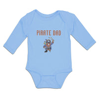 Long Sleeve Bodysuit Baby Cartoon Pirate Dad Boy & Girl Clothes Cotton - Cute Rascals