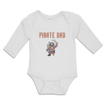 Long Sleeve Bodysuit Baby Cartoon Pirate Dad Boy & Girl Clothes Cotton - Cute Rascals