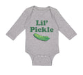 Long Sleeve Bodysuit Baby Lil Pickle Vegetables Boy & Girl Clothes Cotton