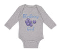 Long Sleeve Bodysuit Baby Blueberry Girl Boy & Girl Clothes Cotton