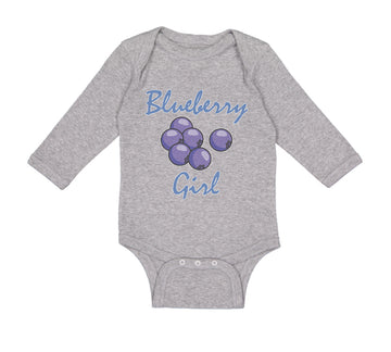 Long Sleeve Bodysuit Baby Blueberry Girl Boy & Girl Clothes Cotton