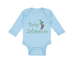 Long Sleeve Bodysuit Baby Baby Jalapeno Vegetables Boy & Girl Clothes Cotton - Cute Rascals