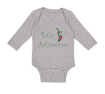 Long Sleeve Bodysuit Baby Baby Jalapeno Vegetables Boy & Girl Clothes Cotton