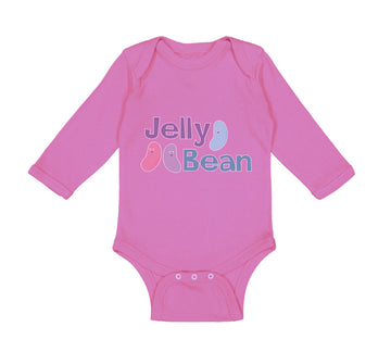 Long Sleeve Bodysuit Baby Jelly Bean Funny Humor Boy & Girl Clothes Cotton