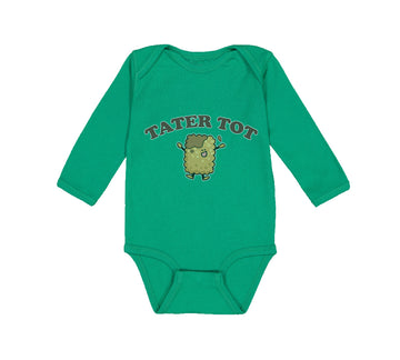 Long Sleeve Bodysuit Baby Tater Tot Boy & Girl Clothes Cotton