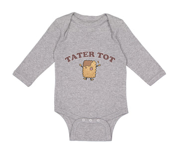 Long Sleeve Bodysuit Baby Tater Tot Boy & Girl Clothes Cotton