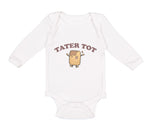 Long Sleeve Bodysuit Baby Tater Tot Boy & Girl Clothes Cotton