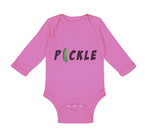 Long Sleeve Bodysuit Baby Pickle Vegetables Funny Boy & Girl Clothes Cotton