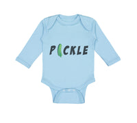 Long Sleeve Bodysuit Baby Pickle Vegetables Funny Boy & Girl Clothes Cotton