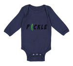 Long Sleeve Bodysuit Baby Pickle Vegetables Funny Boy & Girl Clothes Cotton