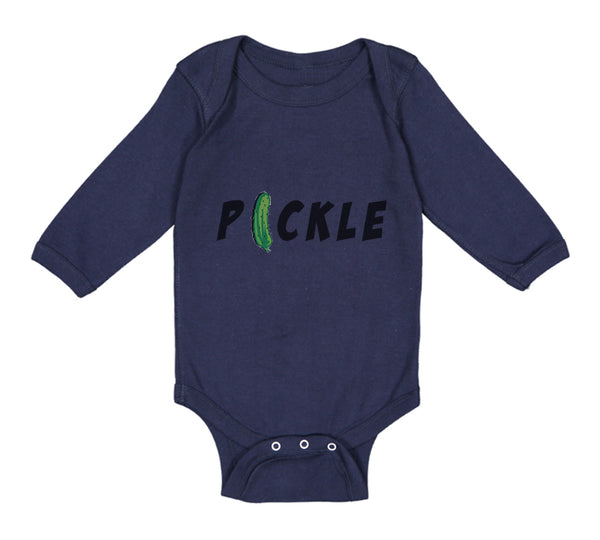 Long Sleeve Bodysuit Baby Pickle Vegetables Funny Boy & Girl Clothes Cotton