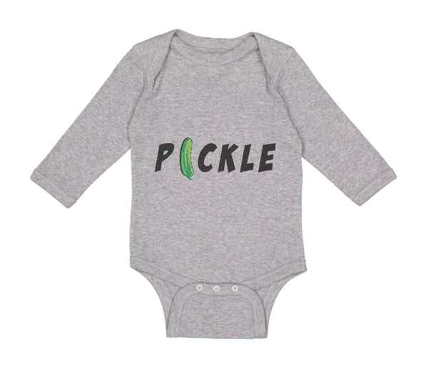 Long Sleeve Bodysuit Baby Pickle Vegetables Funny Boy & Girl Clothes Cotton