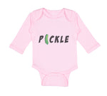 Long Sleeve Bodysuit Baby Pickle Vegetables Funny Boy & Girl Clothes Cotton