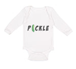 Long Sleeve Bodysuit Baby Pickle Vegetables Funny Boy & Girl Clothes Cotton