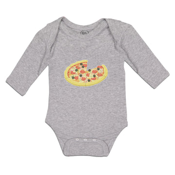 Long Sleeve Bodysuit Baby Cheesy Pizza Boy & Girl Clothes Cotton