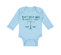 Long Sleeve Bodysuit Baby Don'T Drop Me! My Mommy Is A Lawyer Mom Mothers Cotton